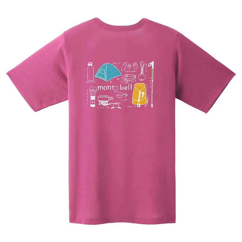 Montbell WIC.T MOUNTAIN GEAR 女 短 排汗衫 1114779