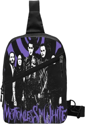 Motionless Music In White Fashion Foldable Sports Messenger Bag