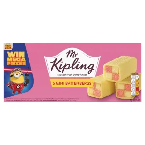 Mr Kipling Mini Battenbergs 5ea