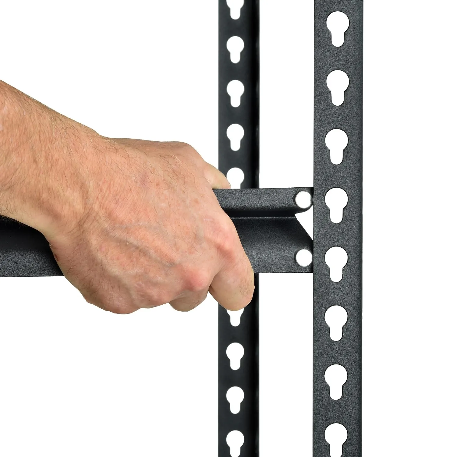 Muscle Rack UR245P-BLK 5-Shelf Unit, 48" Width x 72" Height x 24" Depth