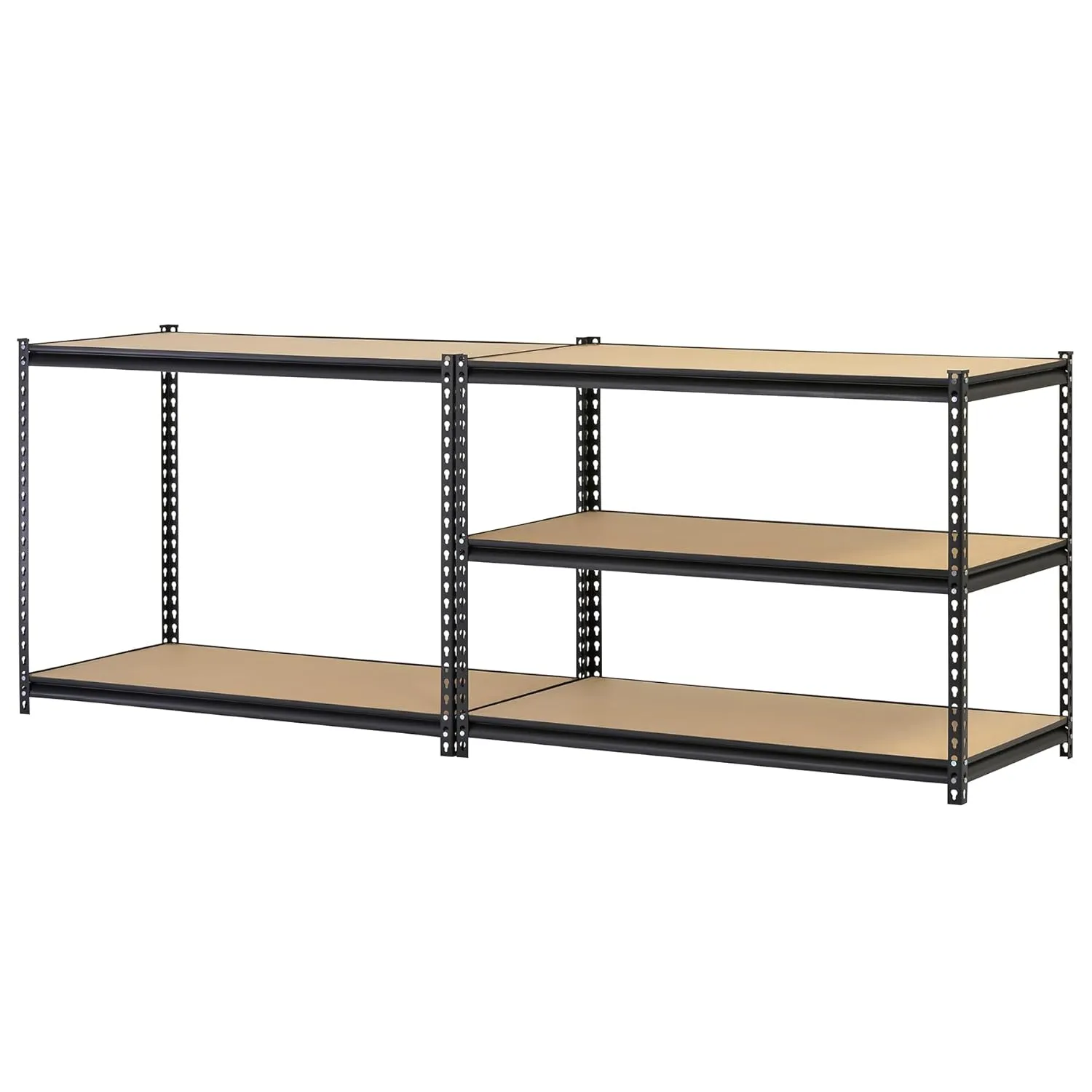 Muscle Rack UR245P-BLK 5-Shelf Unit, 48" Width x 72" Height x 24" Depth