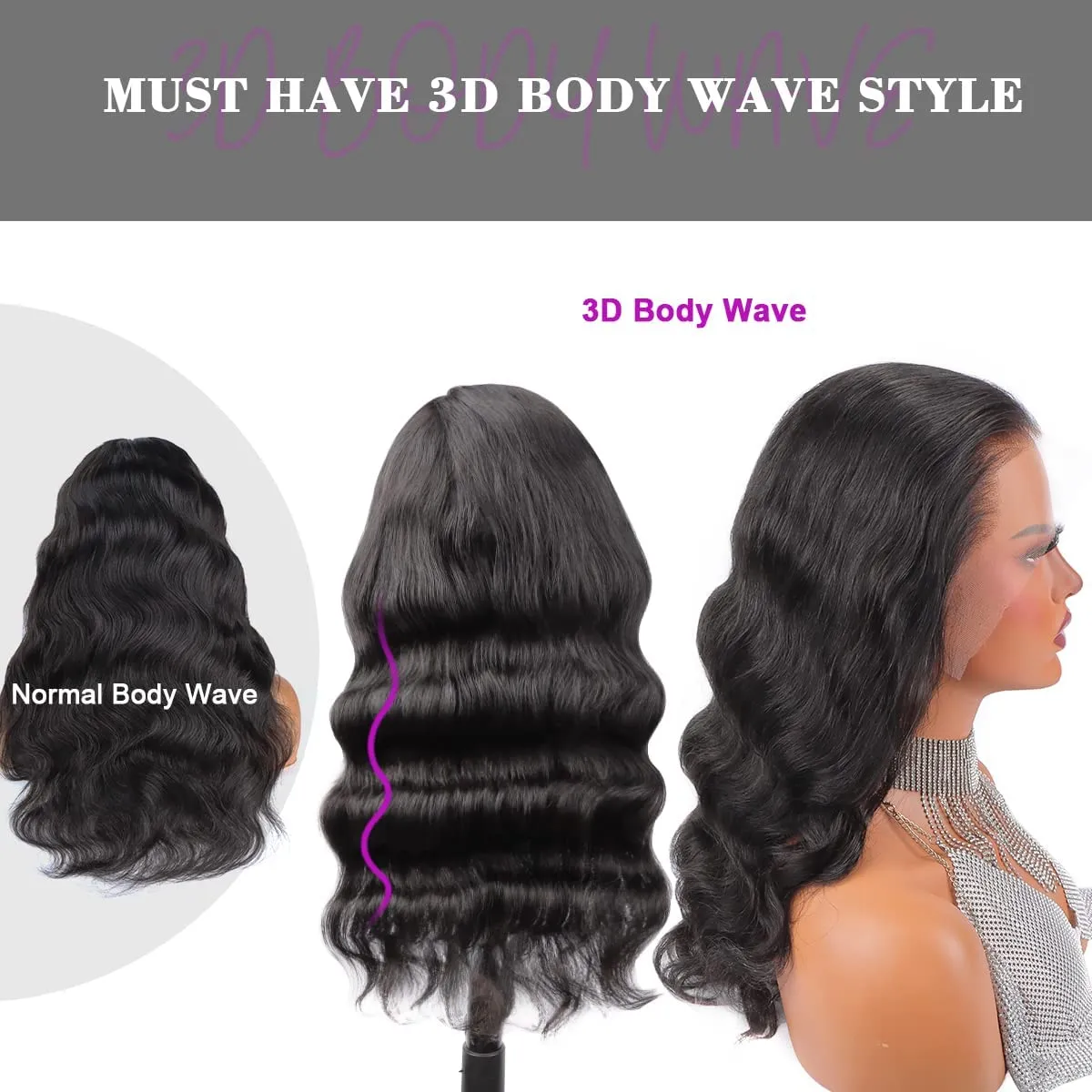 MY SHINY WIGS 5x5 Hd Lace Closure Wigs Human Hair 0.11mm Thin Hd Lace Closure Wig Bleached Knots ReaL Hd Lace Wig Invisible Swiss Lace Body Wave Virgin Human Hair Tiny Knots Melted Lace Wig 20 Inch