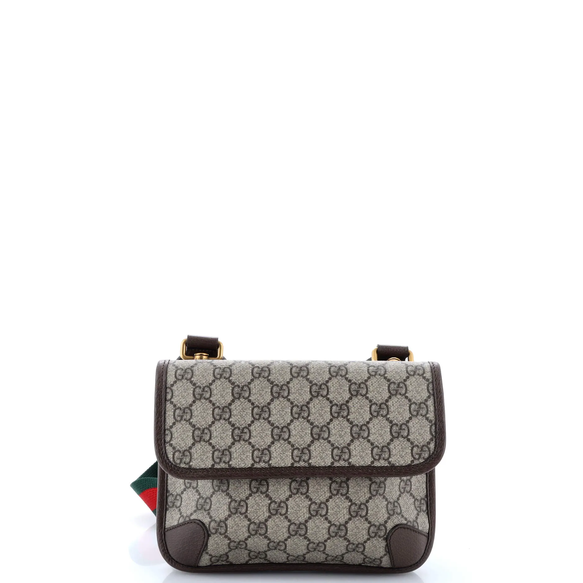 Neo Vintage Flap Messenger GG Coated Canvas Small