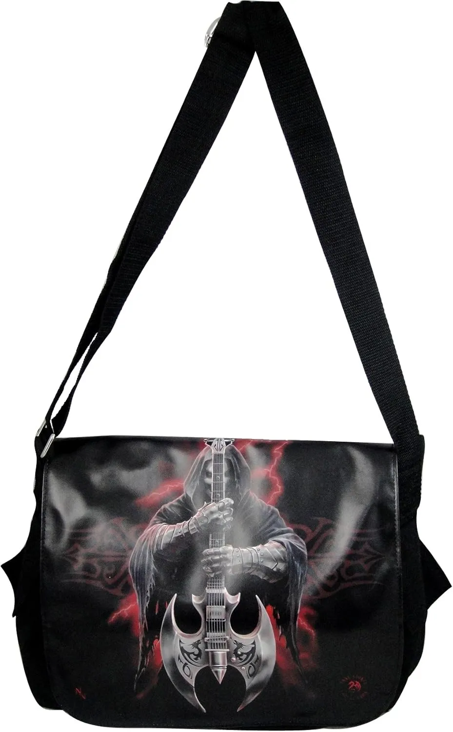 NEW ANNE STOKES FANTASY DRAGON MEDIEVAL ART, ROCK GOD MESSENGER BAG, 99506 BY ACK