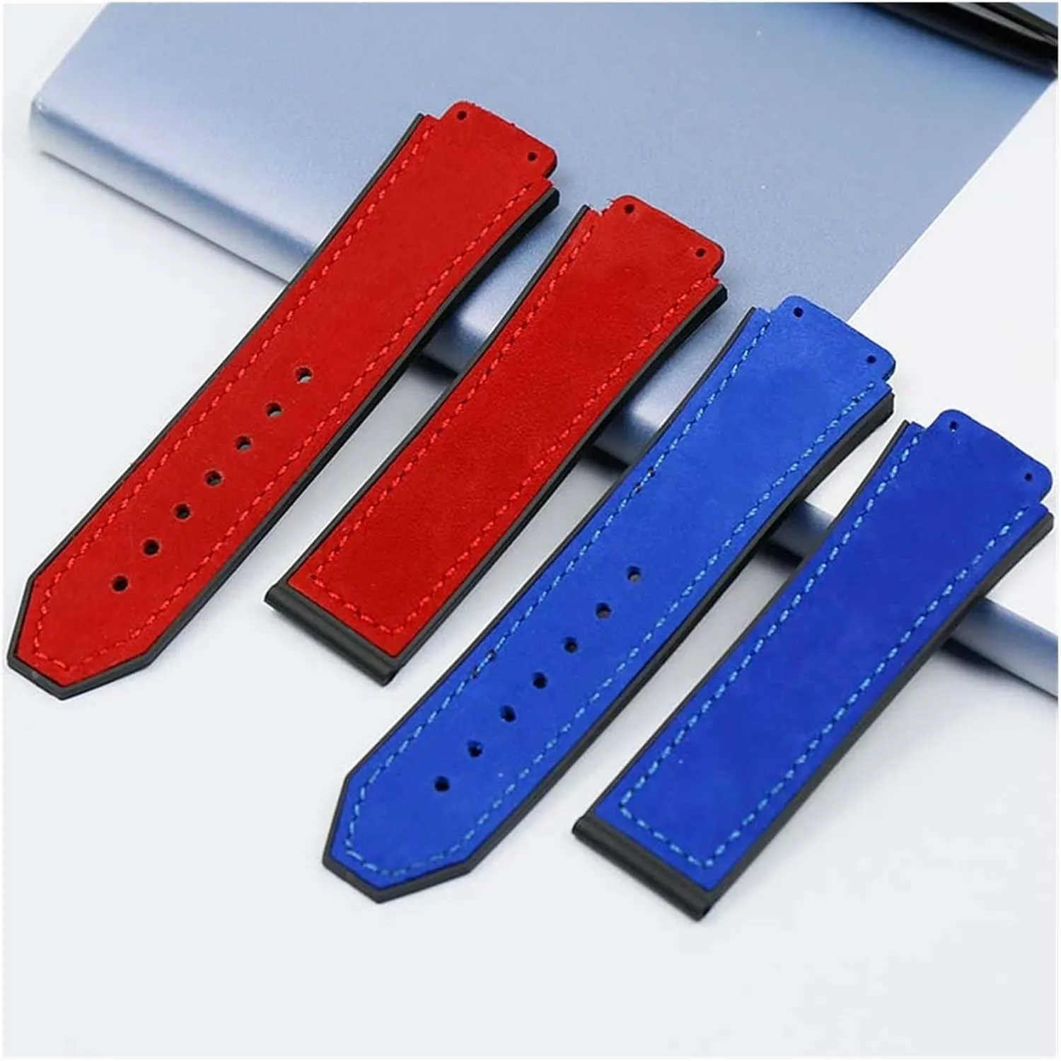New Men's Leather Matte Strap 25mmx19mm Compatible With Hublo- Straps, Often Used In Large Explosive Leather Watch Accessories
