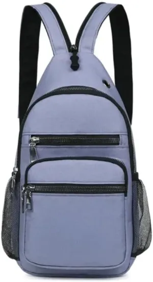 New Women Small Backpack Chest Bag Sling Messenger Bags Female Sports Bag Mini Travel Bagpack Crossbody Bag Girl Back Pack, Medium, Blue