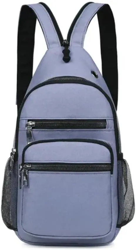New Women Small Backpack Chest Bag Sling Messenger Bags Female Sports Bag Mini Travel Bagpack Crossbody Bag Girl Back Pack, Medium, Blue