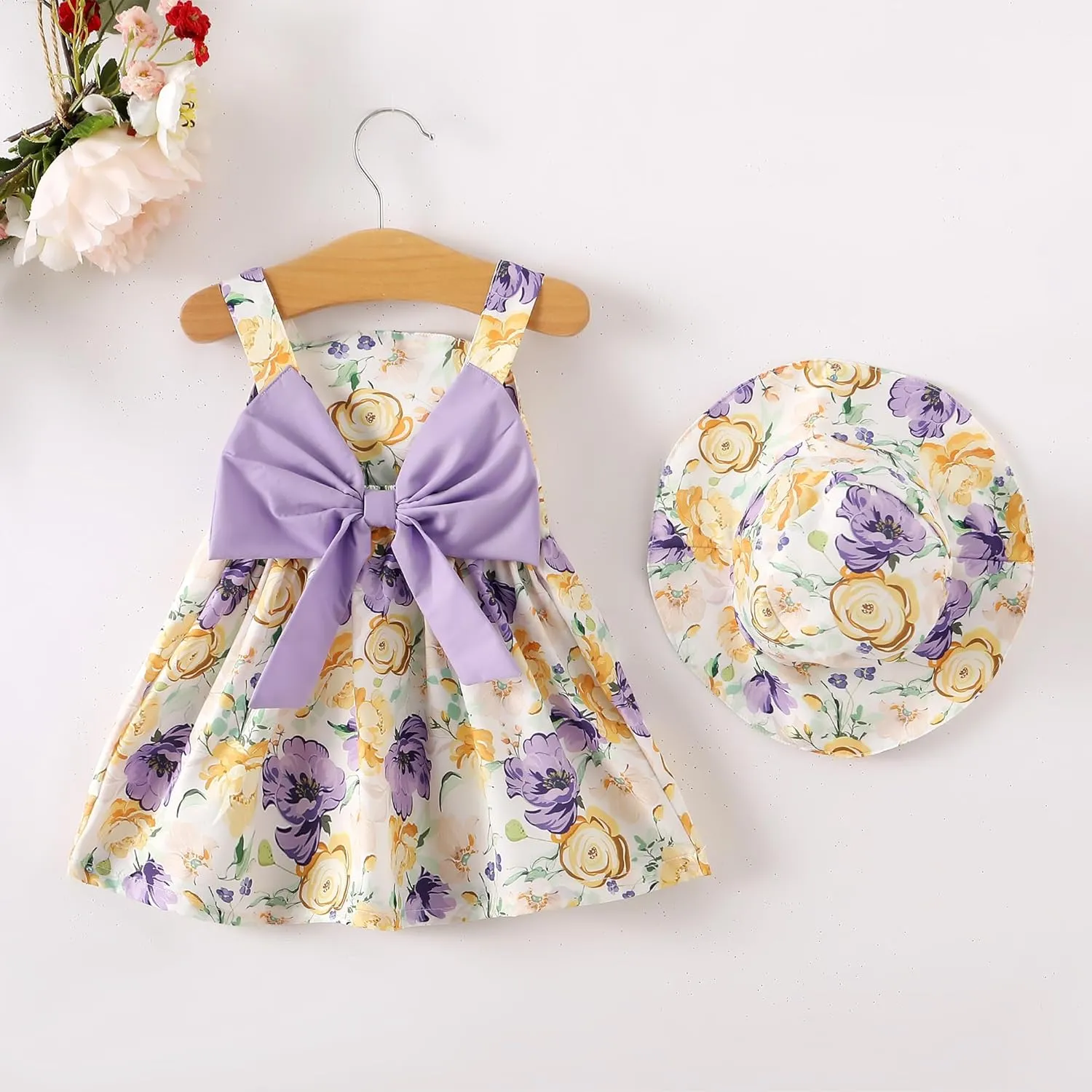 Newborn Infant Baby Girl Dress Toddler Girl Clothes Halter Backless Sleeveless Flower Sundress Summer Dresses for Girl