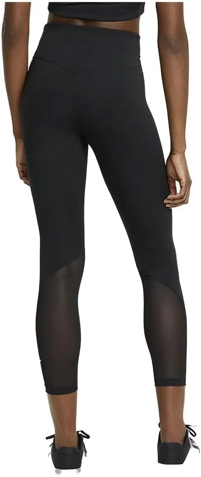Nike One Women's Mid-Rise 7/8 Mesh-Paneled Leggings