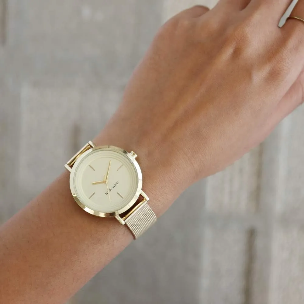 Nine West Women's Mesh Bracelet Watch