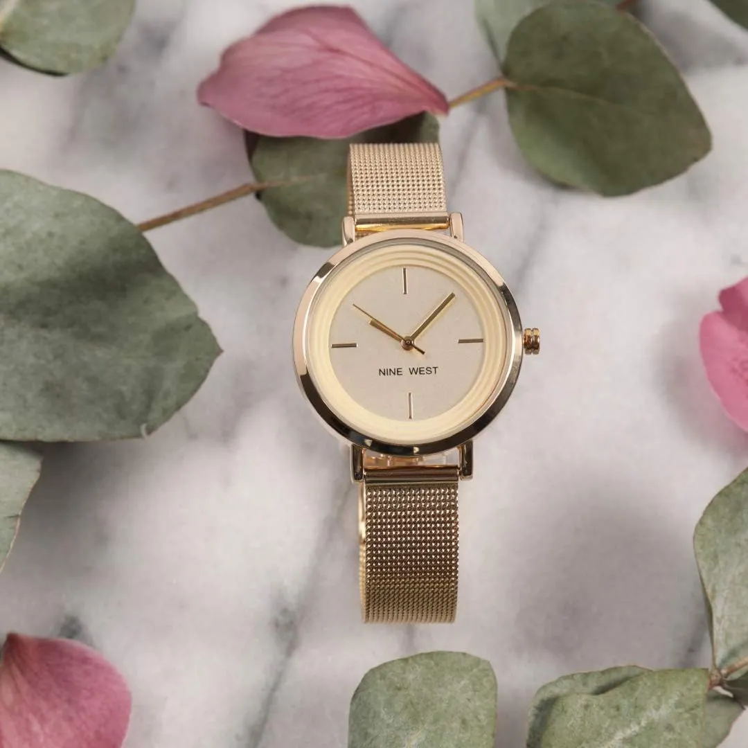 Nine West Women's Mesh Bracelet Watch