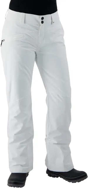 Obermeyer Womens Malta Pant, White, 12/Short