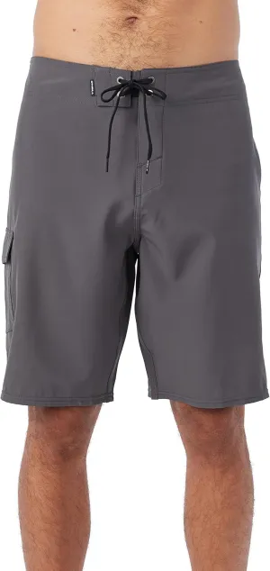 O'NEILL Men's 21 Inch Hyperfreak Divergent Boardshorts - Quick Dry Swim Trunks for Men with Fixed Waist and Quick Dry Fabric