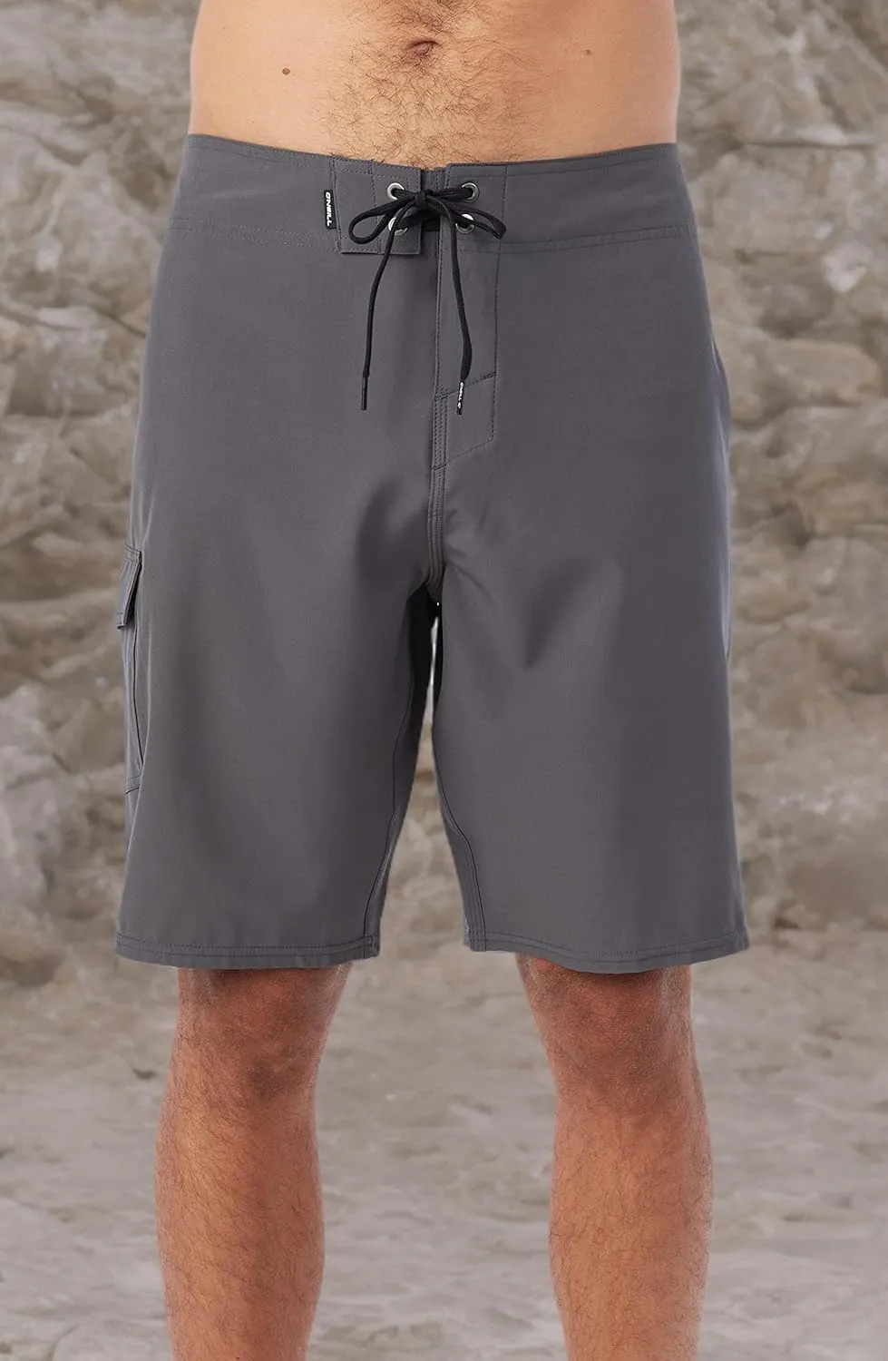 O'NEILL Men's 21 Inch Hyperfreak Divergent Boardshorts - Quick Dry Swim Trunks for Men with Fixed Waist and Quick Dry Fabric