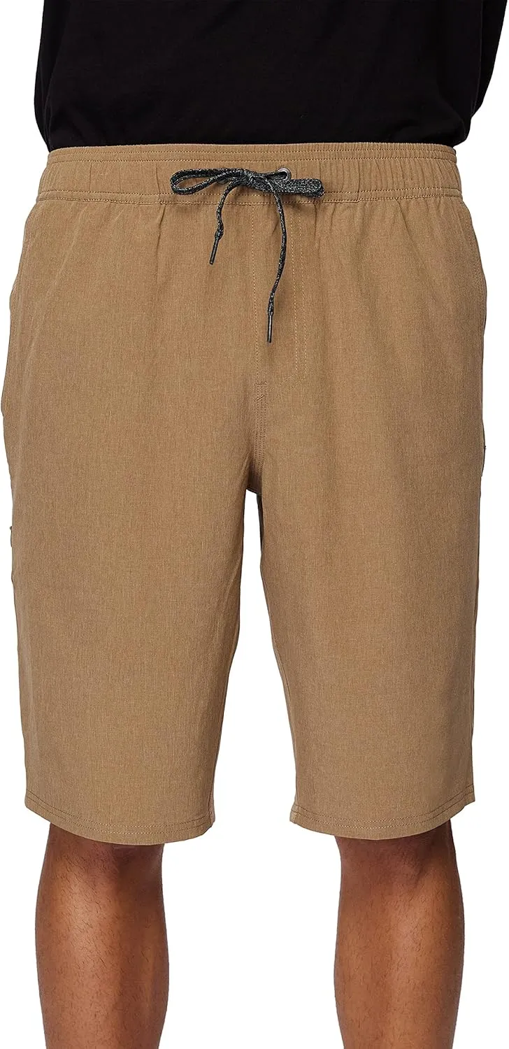O'Neill Men's Hybrid Khaki Shorts - 21 Inch Outseam, Quick Dry Fabric with Stretch