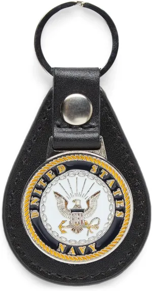 OODA U.S. Navy Leather Keychain