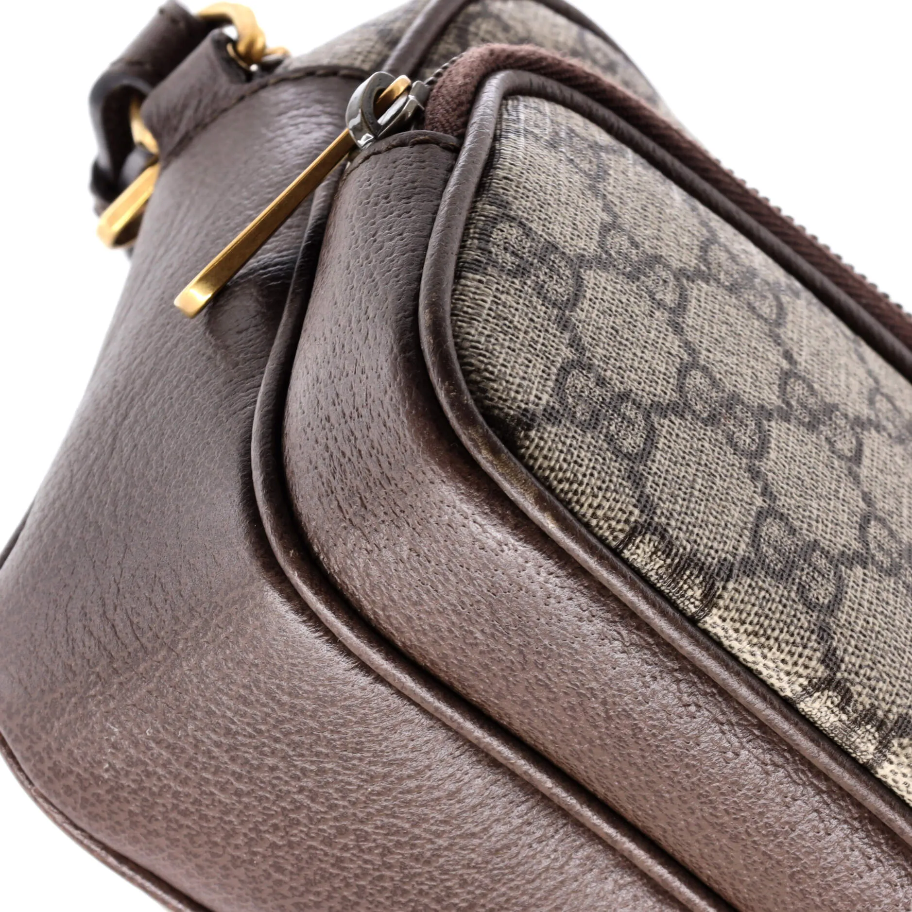 Ophidia Front Pocket Messenger Bag GG Coated Canvas Small