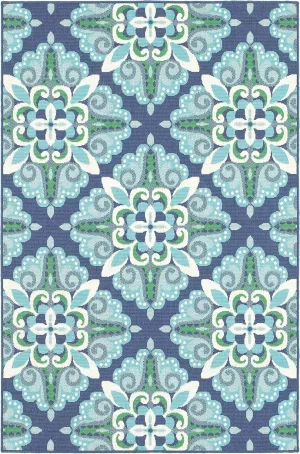 Oriental Weavers Meridian Area Rug, 2x3, Blue/Green