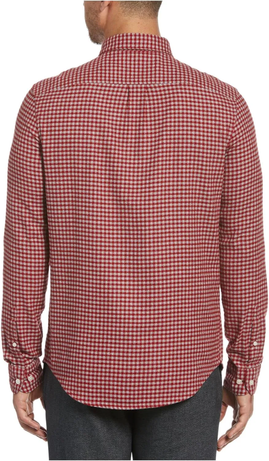 Original Penguin Men's Jaspe Gingham Long Sleeve Button-Down Shirt