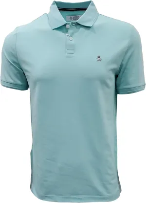Original Penguin Men's New! Daddy Pique Polo (US, Alpha, X-Large, Regular, Regular, Blue Tint)