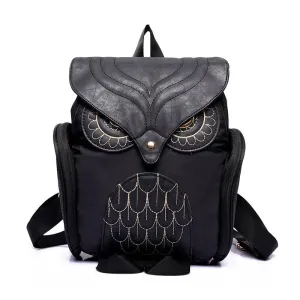 Owl Backpacks PU Leather
