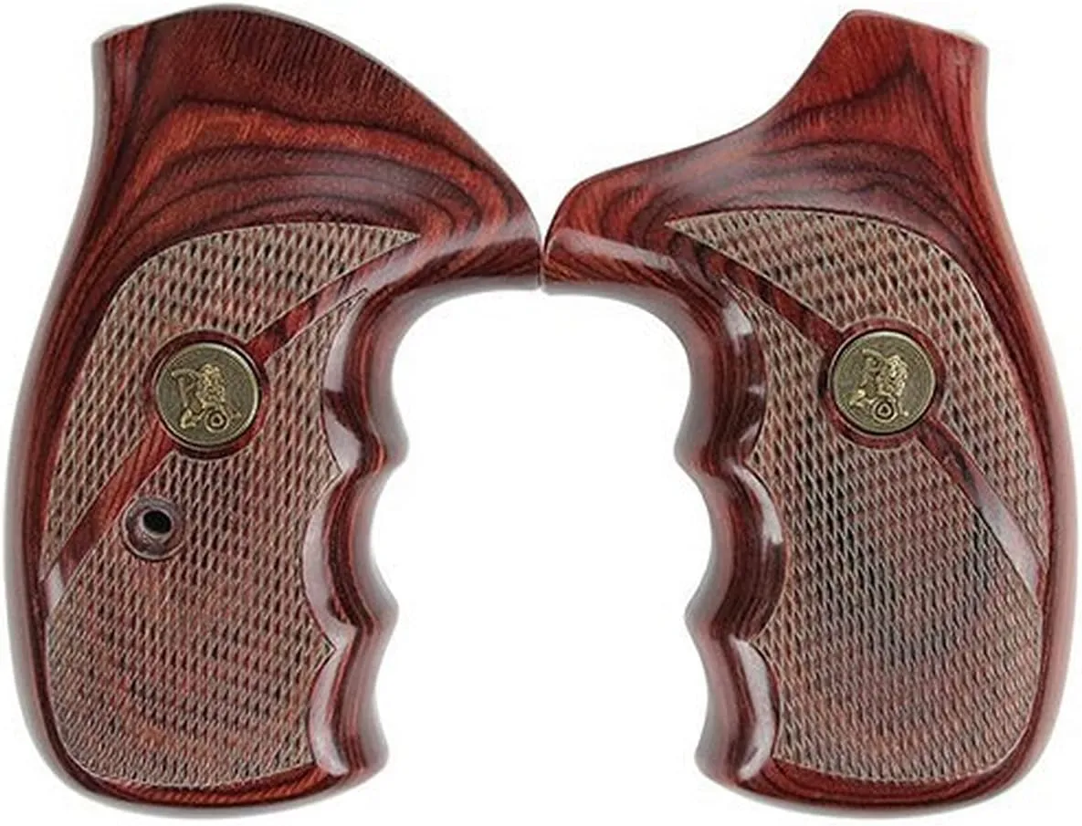PachmayrPachmayr, Renegade Wood Laminate Pistol Grips, Smith & Wesson K&L Frame, Charcoal, Smooth