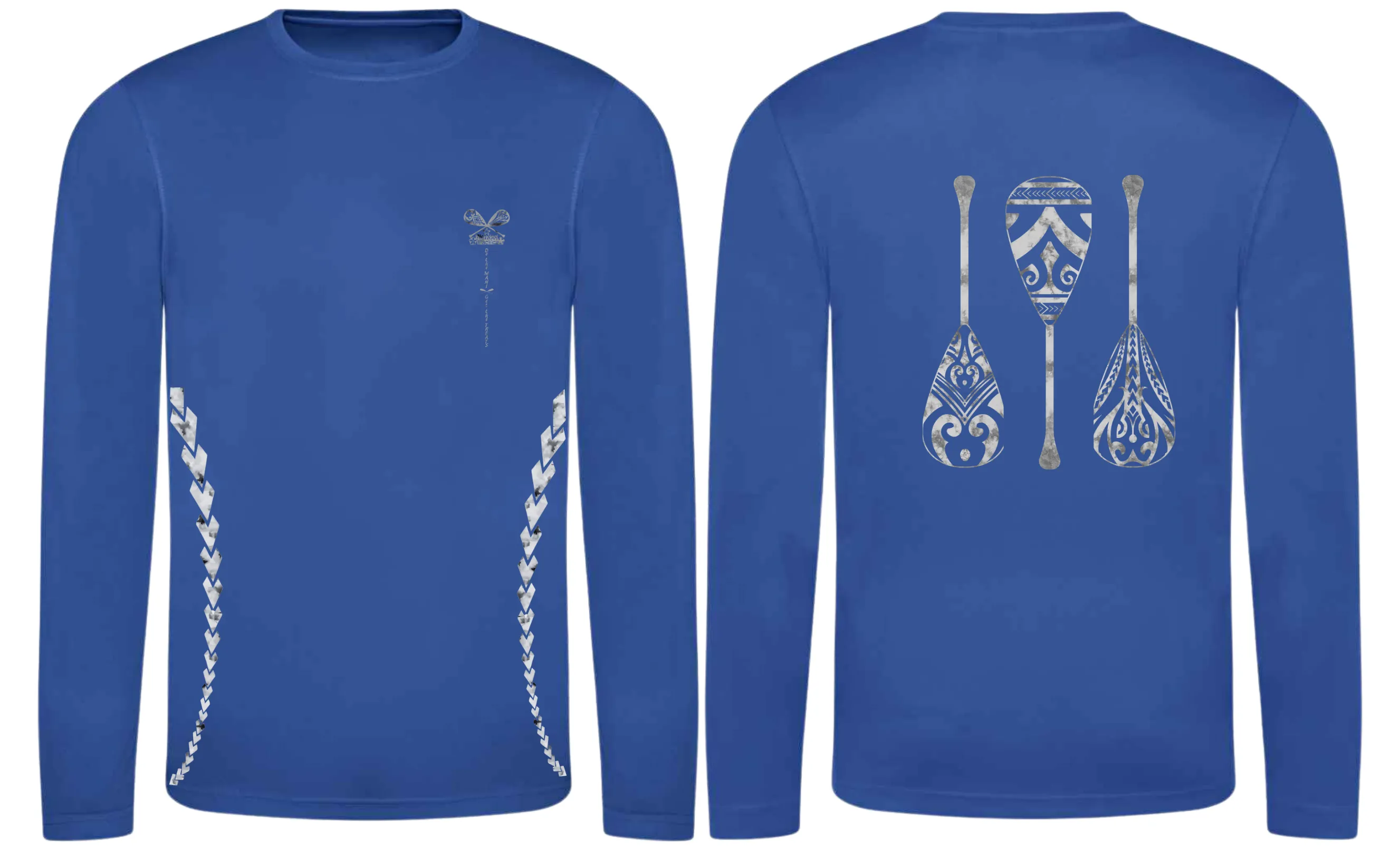 Paddles Up - Quick Dry Long Sleeve T-shirt- Unisex