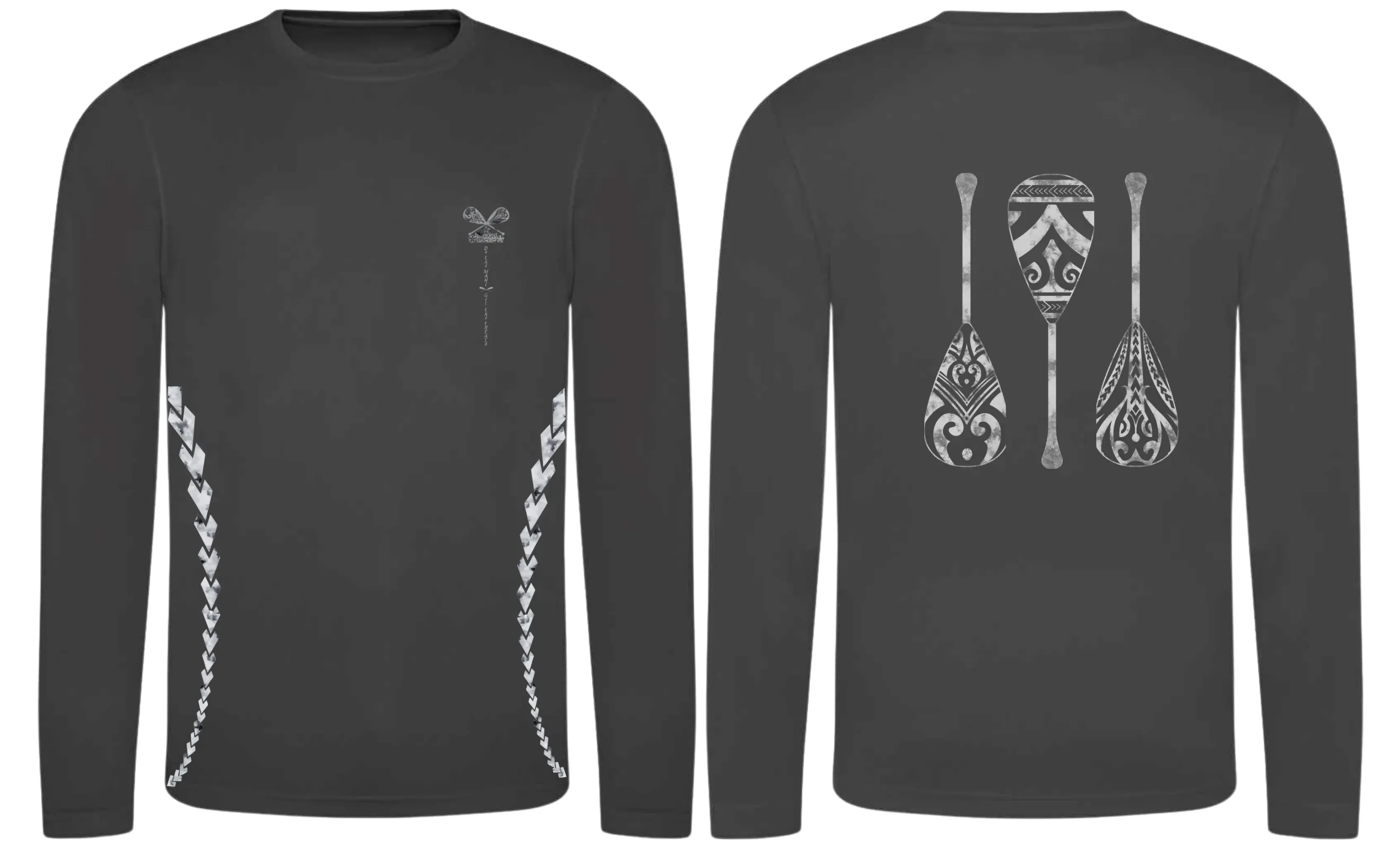 Paddles Up - Quick Dry Long Sleeve T-shirt- Unisex