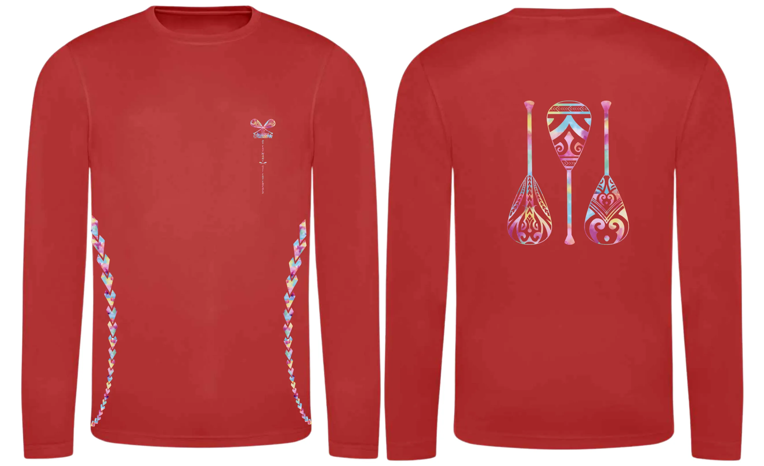 Paddles Up - Quick Dry Long Sleeve T-shirt- Unisex