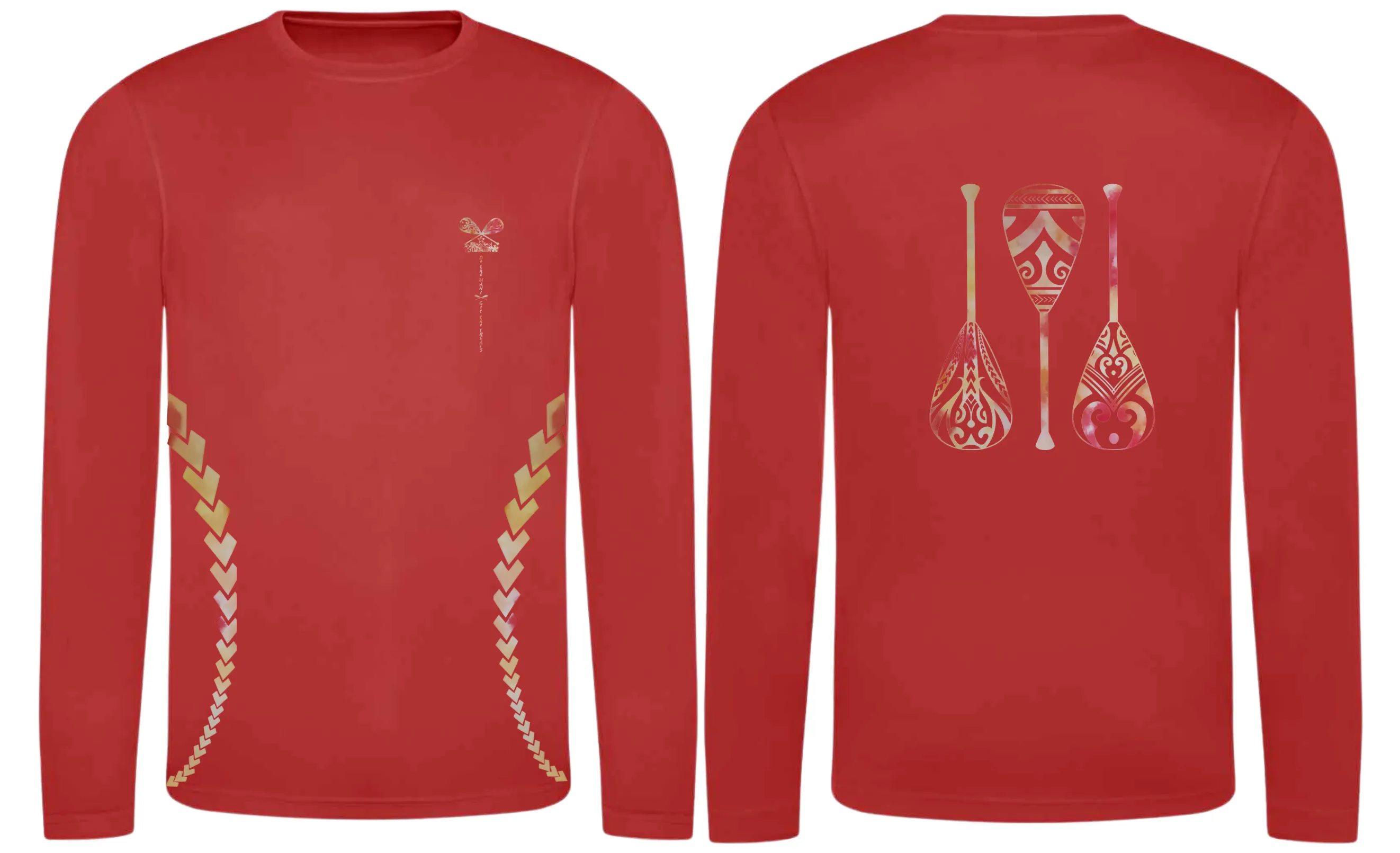 Paddles Up - Quick Dry Long Sleeve T-shirt- Unisex