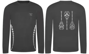 Paddles Up - Quick Dry Long Sleeve T-shirt- Unisex