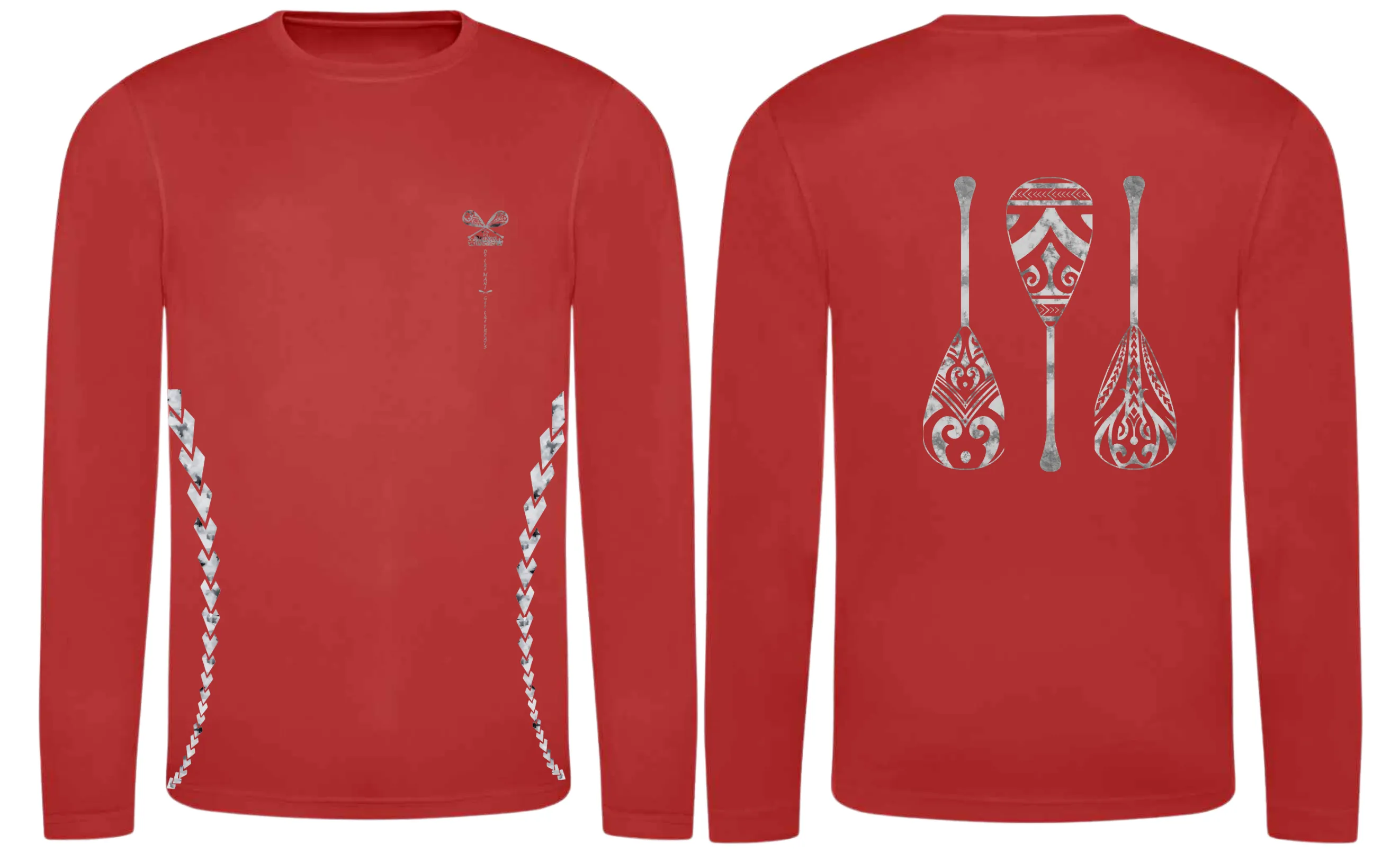 Paddles Up - Quick Dry Long Sleeve T-shirt- Unisex