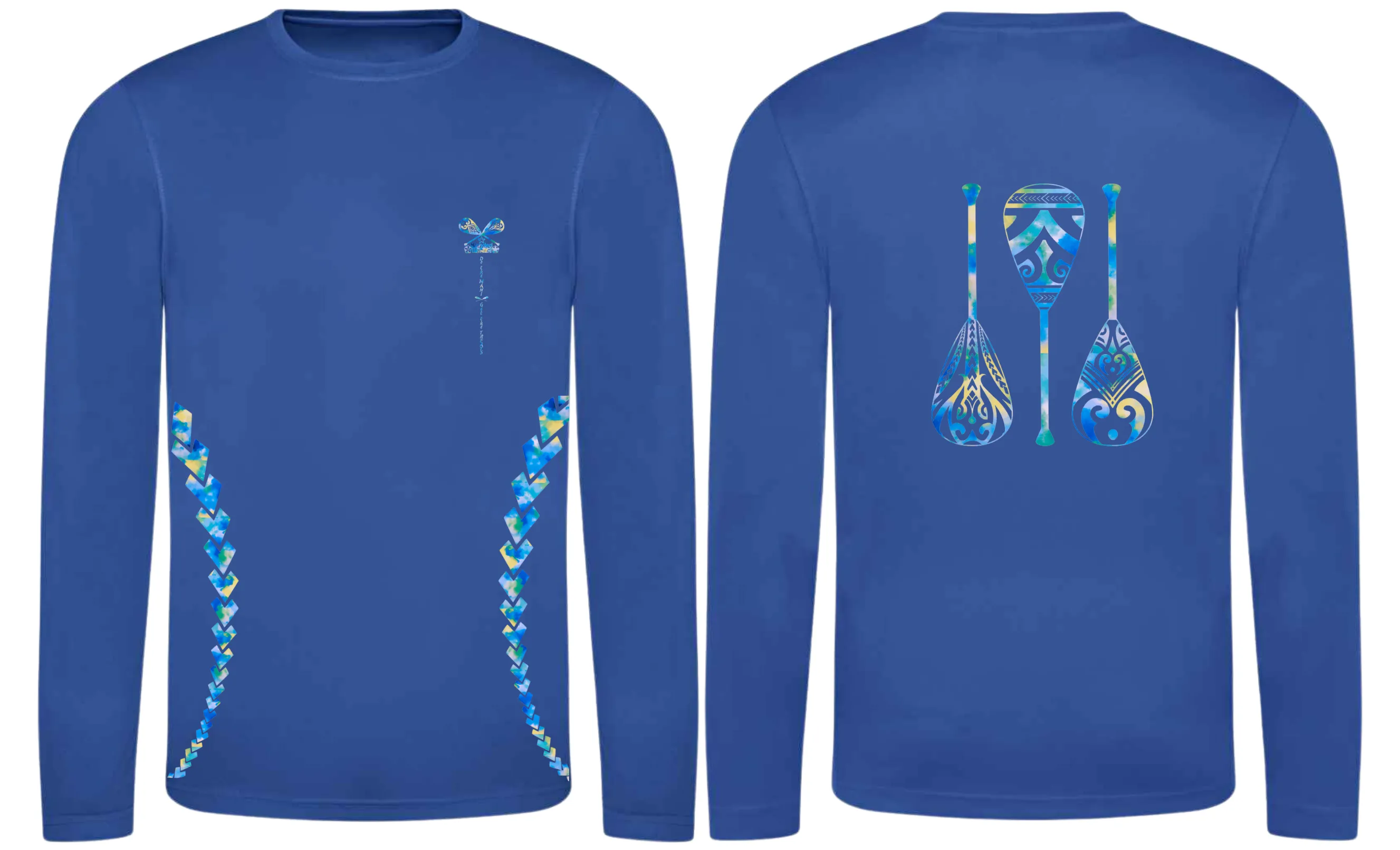 Paddles Up - Quick Dry Long Sleeve T-shirt- Unisex
