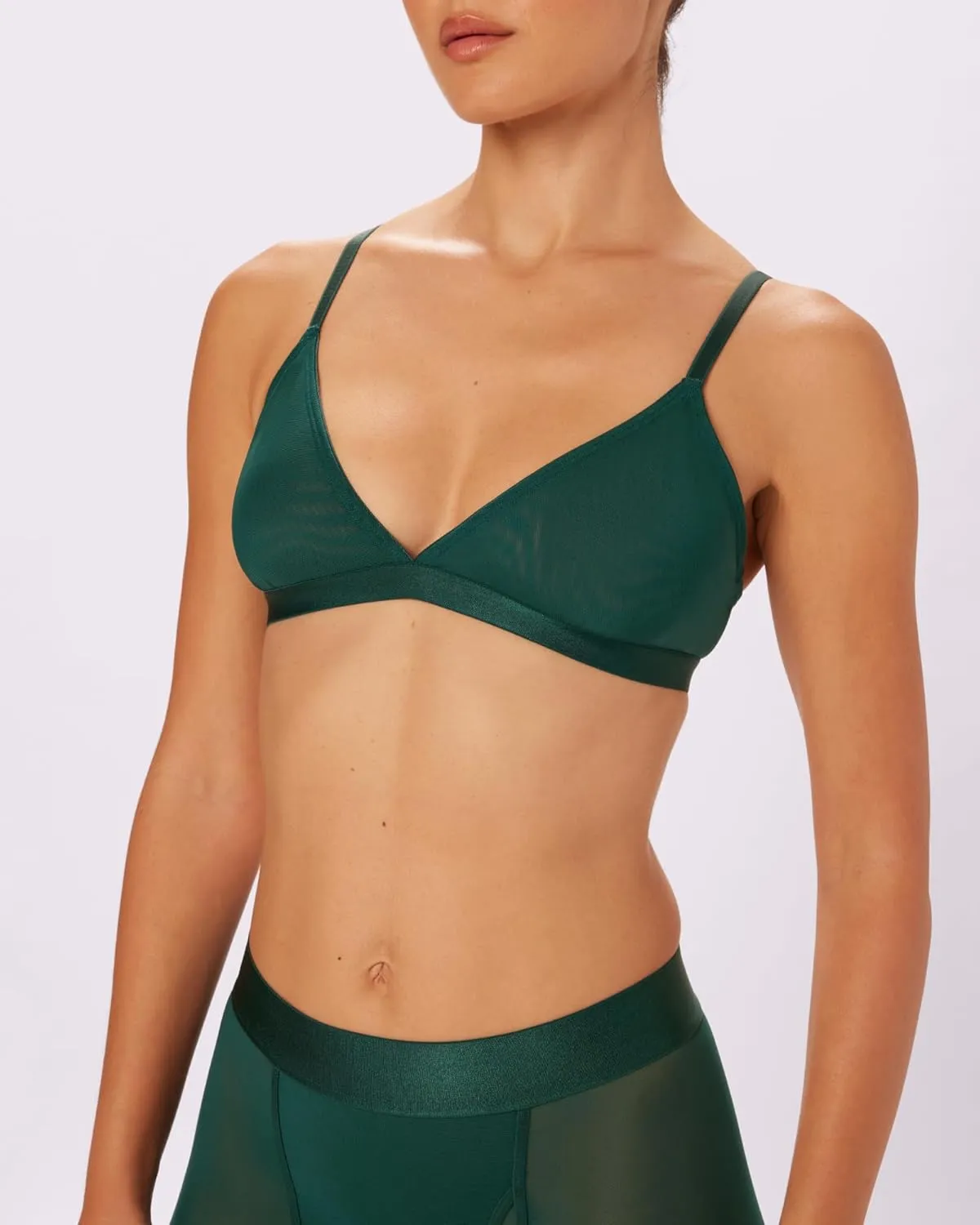 Parade Women's Silky Mesh Plunge Bralette