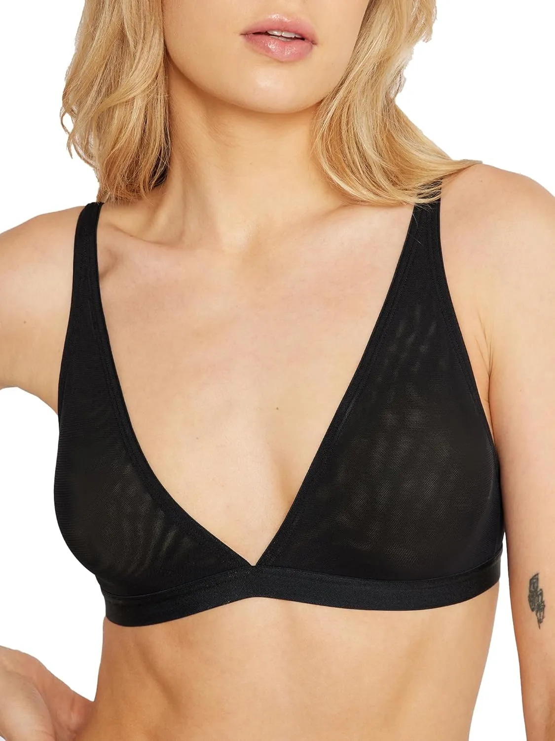 Parade Women's Silky Mesh Plunge Bralette