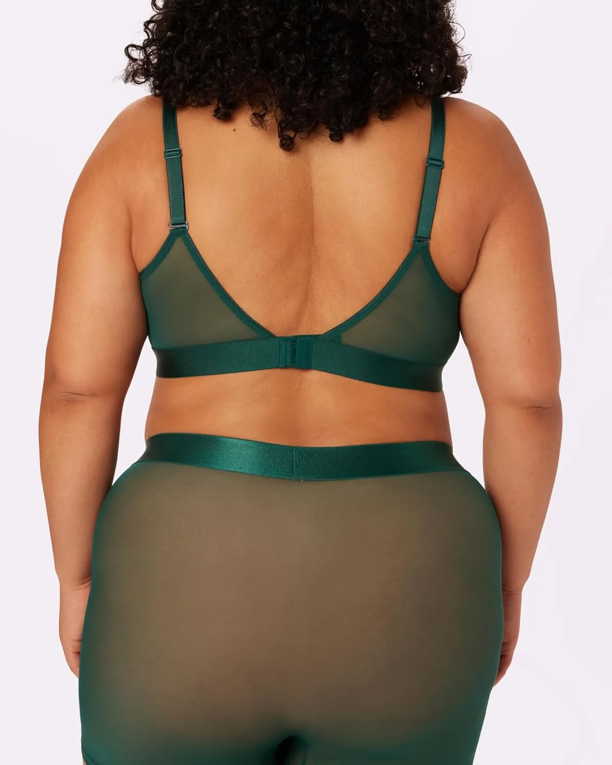 Parade Women's Silky Mesh Plunge Bralette