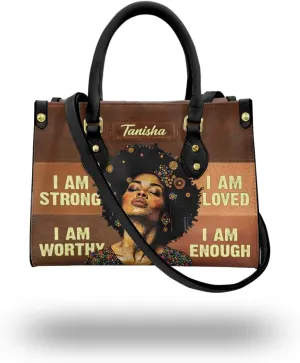 Personalized Handbags for Women, Custom Name Leather Handbags,Mother's Day Gift