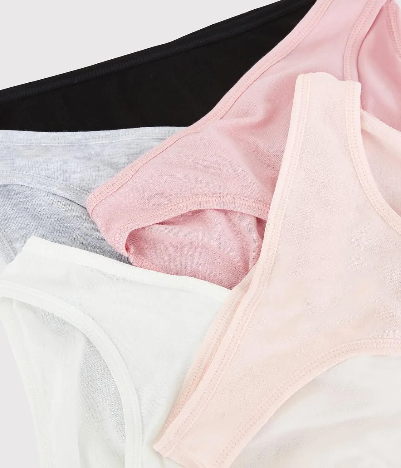 Petit Bateau WOMEN'S WEEKDAY FINE COTTON BRIEFS - 5-PACK SIZES XXS-XL