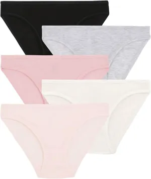 Petit Bateau WOMEN'S WEEKDAY FINE COTTON BRIEFS - 5-PACK SIZES XXS-XL