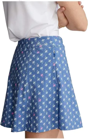 Polo Ralph Lauren RLX Golf Women's Blue Palms A Line Skort (Large L)