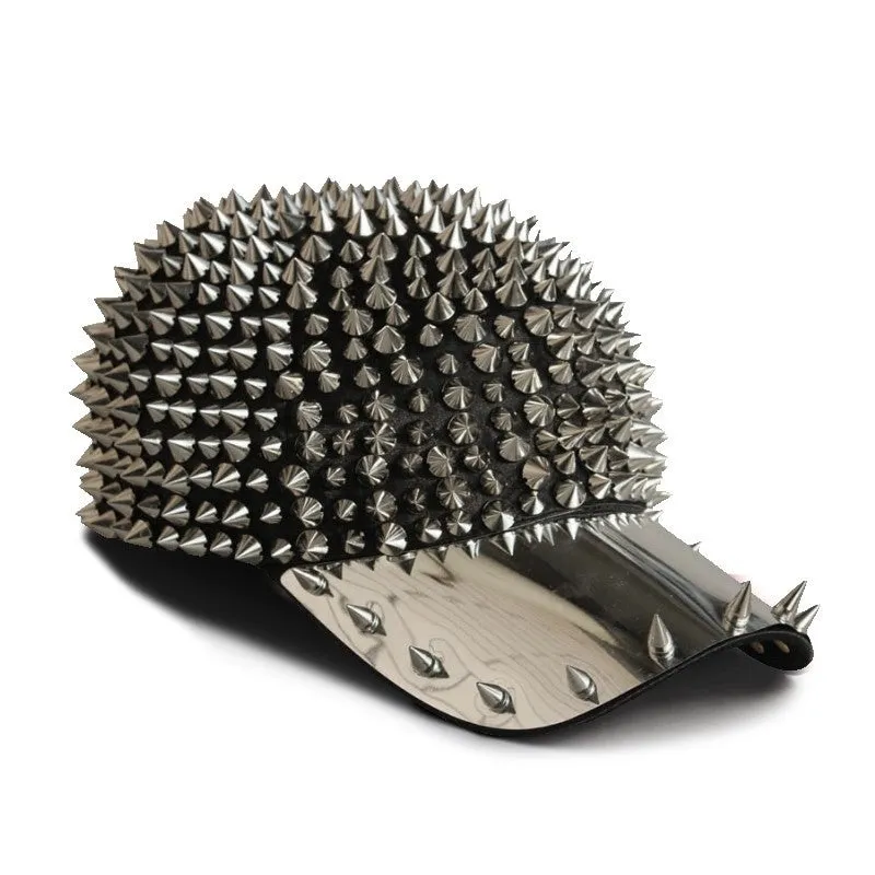 Punk Full Pointed Rivet Baseball Personality Hip-hop Street Dance Cap