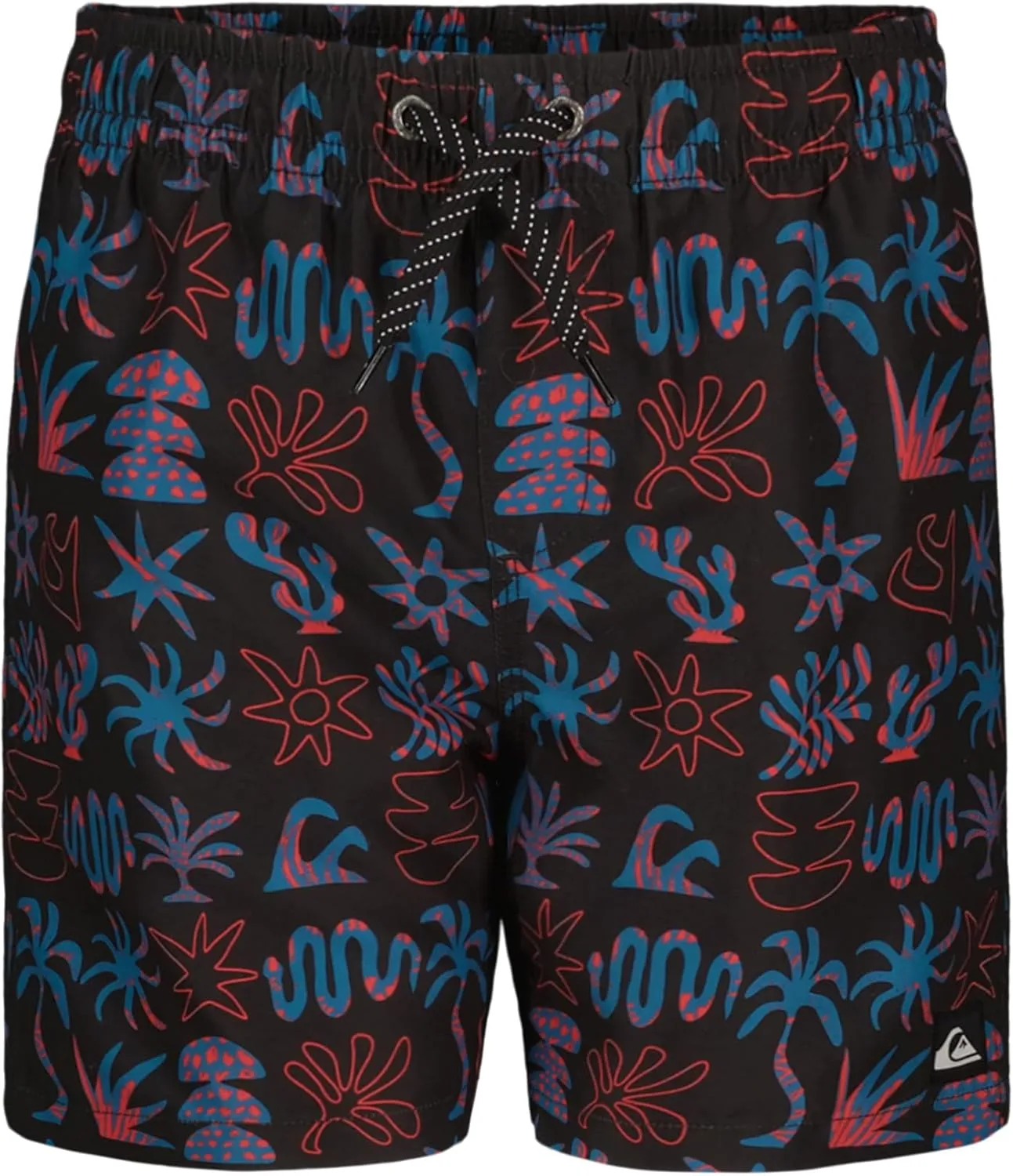 Quiksilver Boys' Volley Swim Trunks with UPF 50  Sun Protection, Quick Dry Bathing Suit Shorts