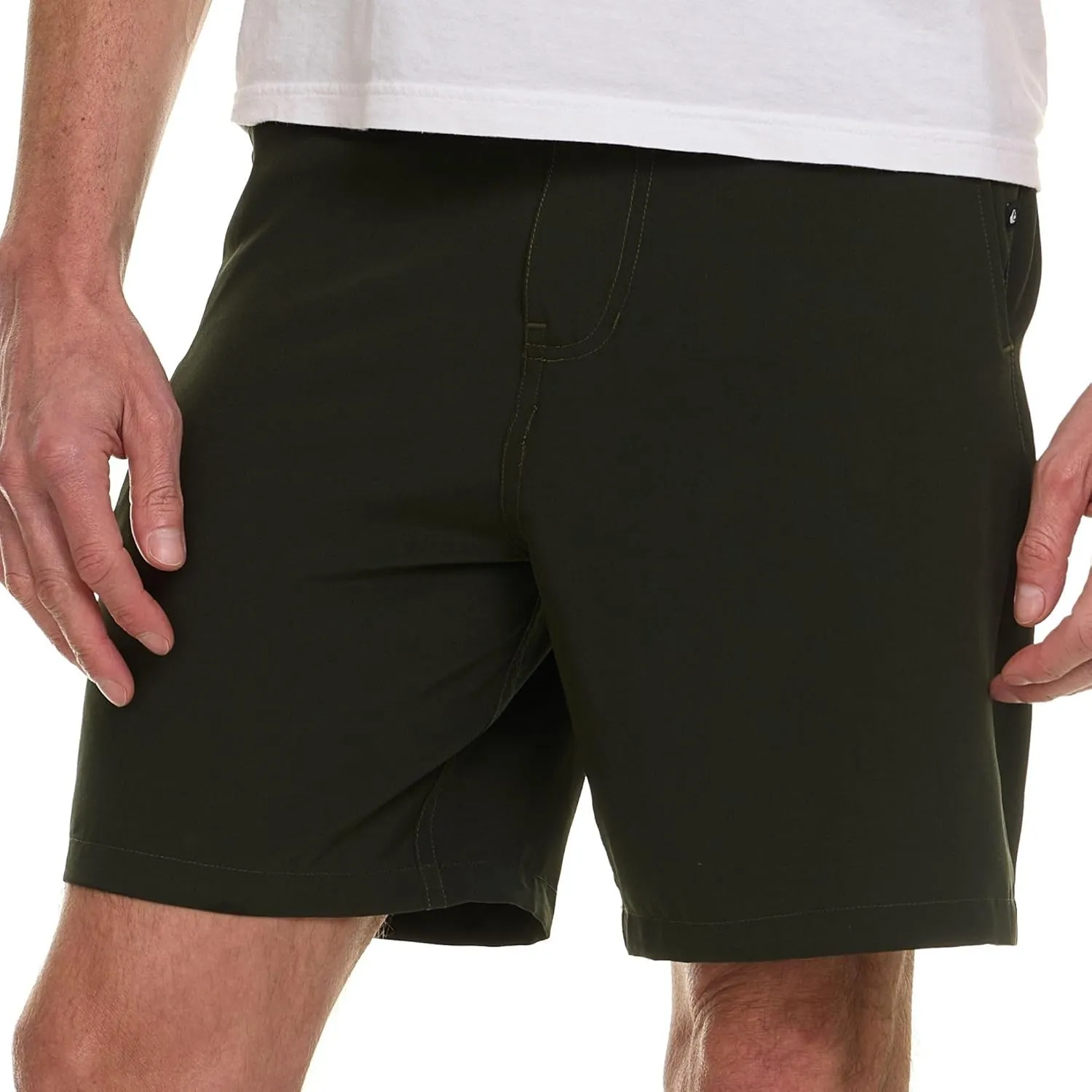 Quiksilver Shorts for Men Big and Tall, Hybrid Stretch Amphibian Quick Dry Short