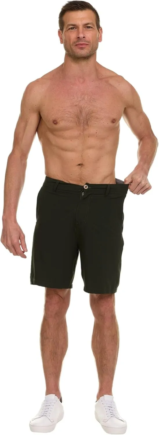 Quiksilver Shorts for Men Big and Tall, Hybrid Stretch Amphibian Quick Dry Short
