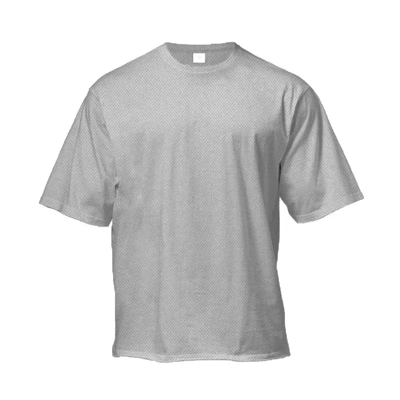 "Men's Oversized Quick-Dry Gym Shirt-Loose Fit Bodybuilding Sportswear