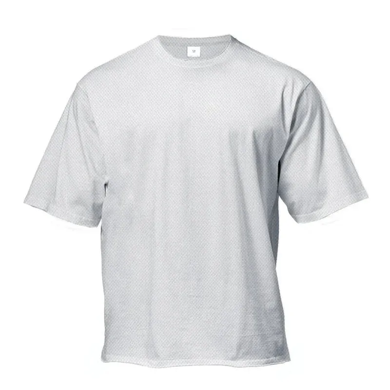 "Men's Oversized Quick-Dry Gym Shirt-Loose Fit Bodybuilding Sportswear