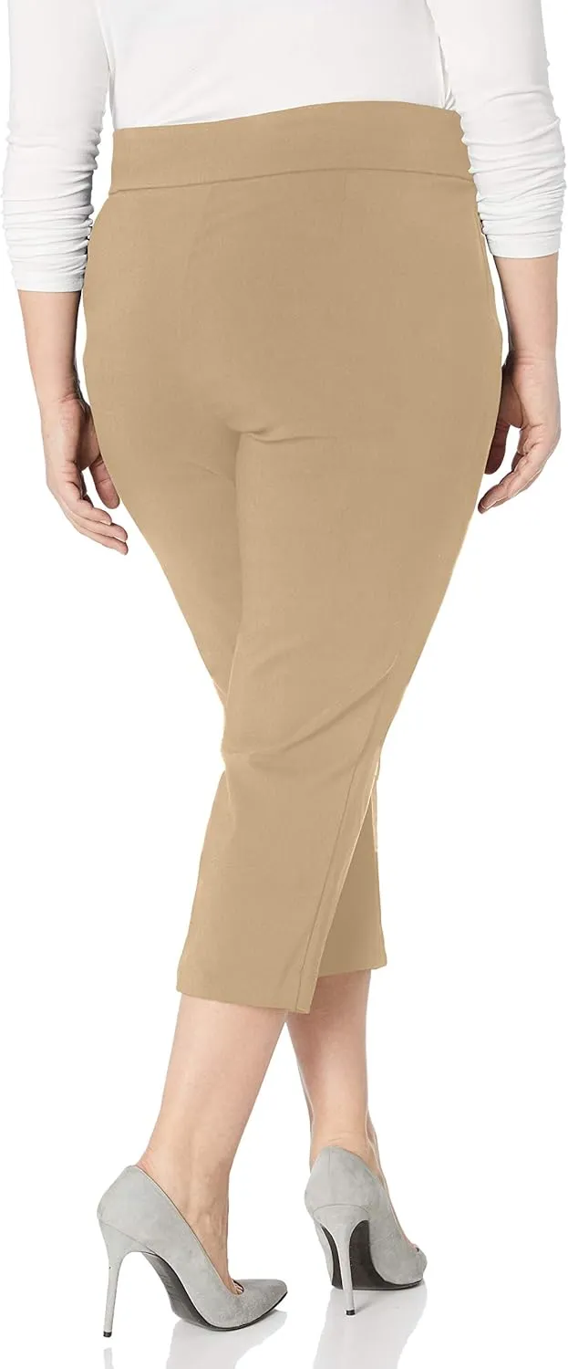 Rafaella Women's Plus Size Supreme Stretch Capri