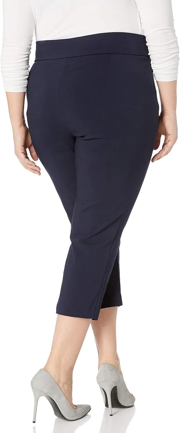 Rafaella Women's Plus Size Supreme Stretch Capri