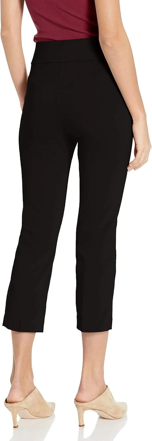 Rafaella Women's Pull-On Supreme Stretch Comfort Fit Capri Pant