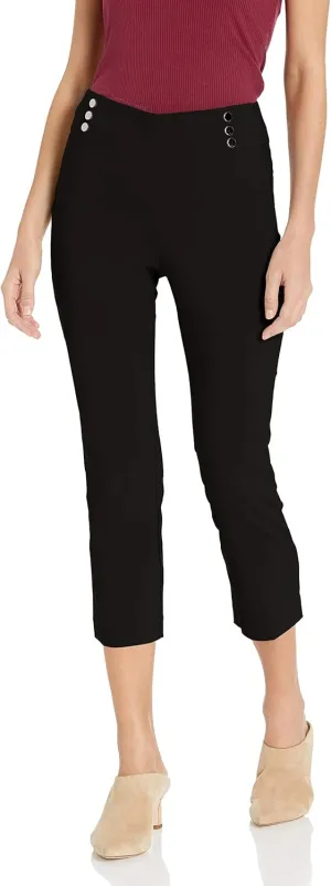 Rafaella Women's Pull-On Supreme Stretch Comfort Fit Capri Pant
